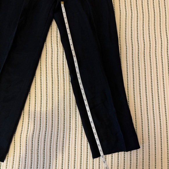 NWT Unworn Black Linen Jcrew Pant - Picture 8 of 9